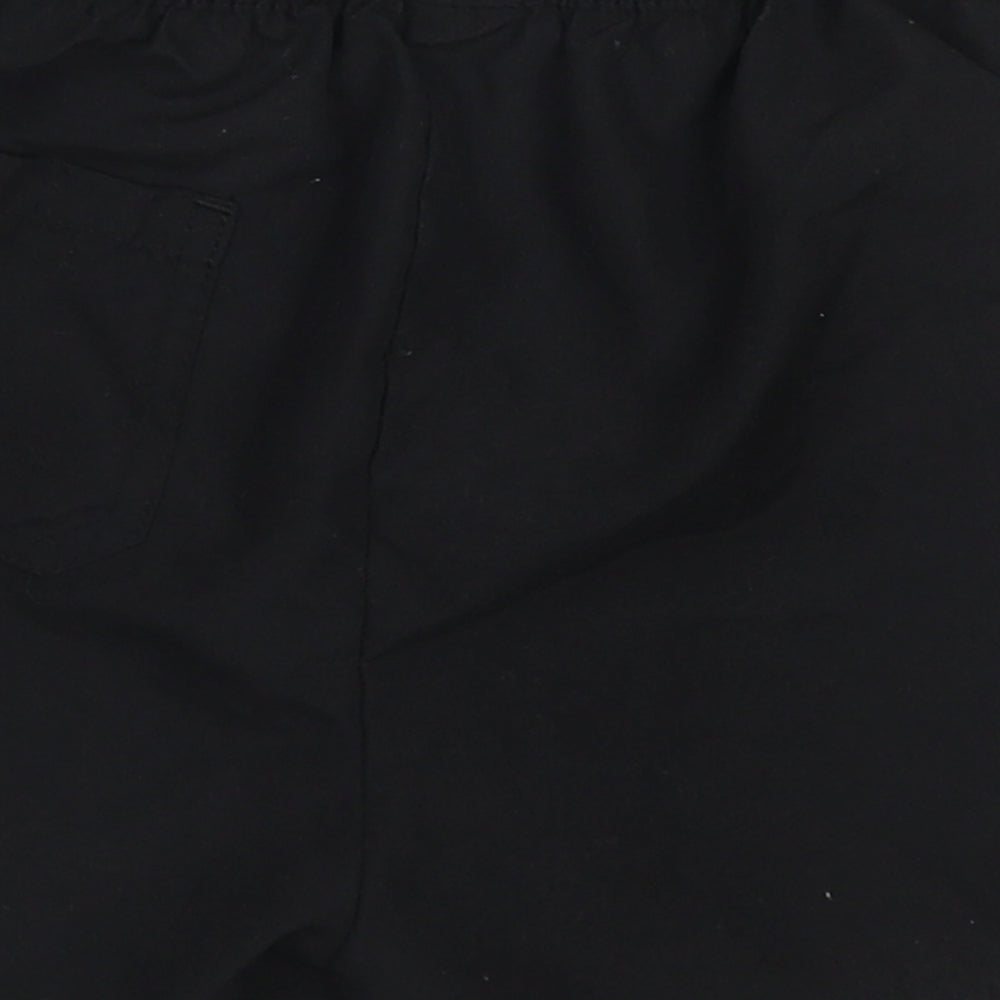 George Boys Black  Polyester Bermuda Shorts Size 5-6 Years  Regular Drawstring