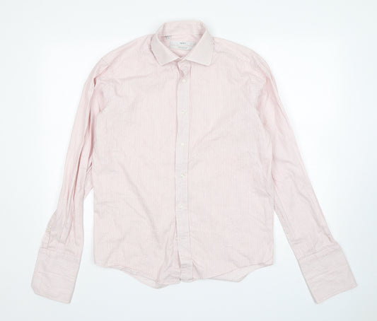 NEXT Mens Pink    Dress Shirt Size 15.5 Collared