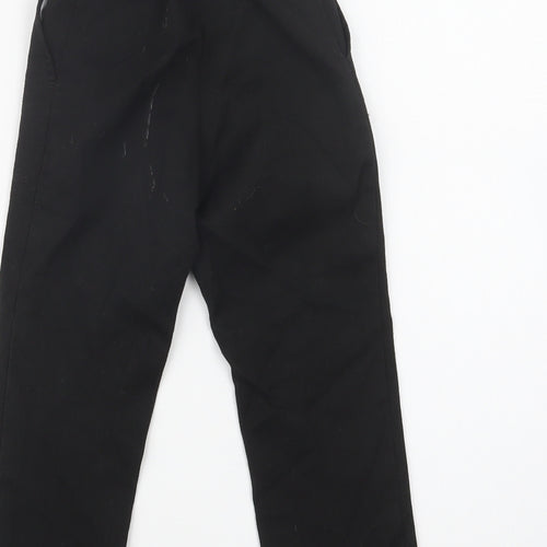 George Boys Black  Polyester Dress Pants Trousers Size 4-5 Years  Regular Hook & Loop - School Wear