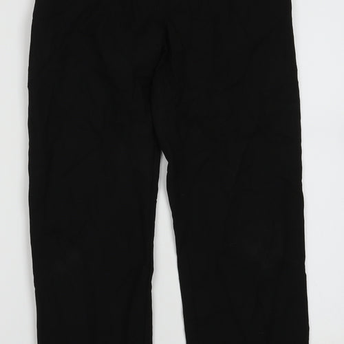 F&F Boys Black  Polyester Capri Trousers Size 11-12 Years  Regular Hook & Eye - School