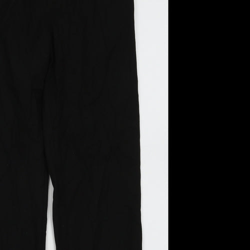 F&F Boys Black  Polyester Capri Trousers Size 11-12 Years  Regular Hook & Eye - School