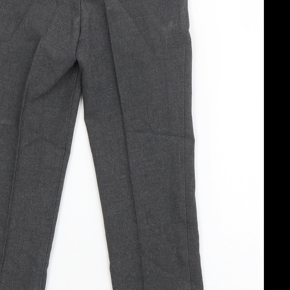 Marks and Spencer Boys Grey  Polyester Dress Pants Trousers Size 3-4 Years  Regular