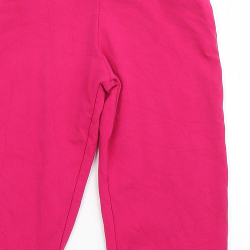 Nike Girls Pink  Cotton Sweat Shorts Size 12-13 Years  Regular