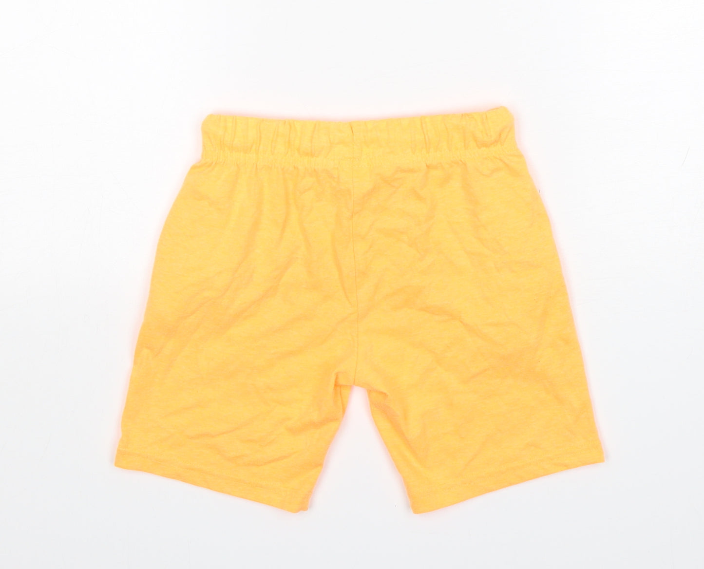 F&F Boys Orange  Cotton Sweat Shorts Size 5-6 Years  Regular