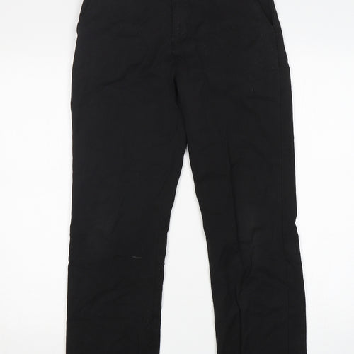Matalan Boys Black  Polyester Dress Pants Trousers Size 13 Years  Regular  - School Wear