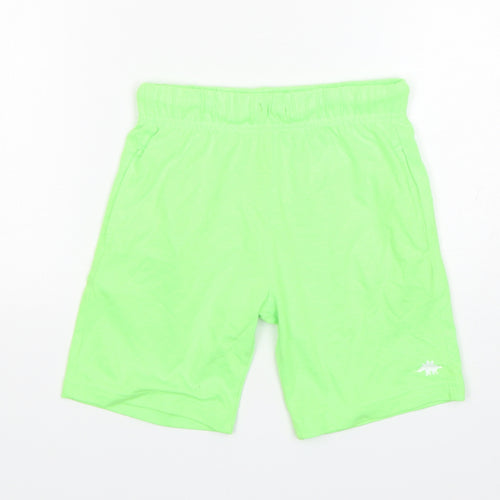 F&F Boys Green  Cotton Sweat Shorts Size 5-6 Years  Regular