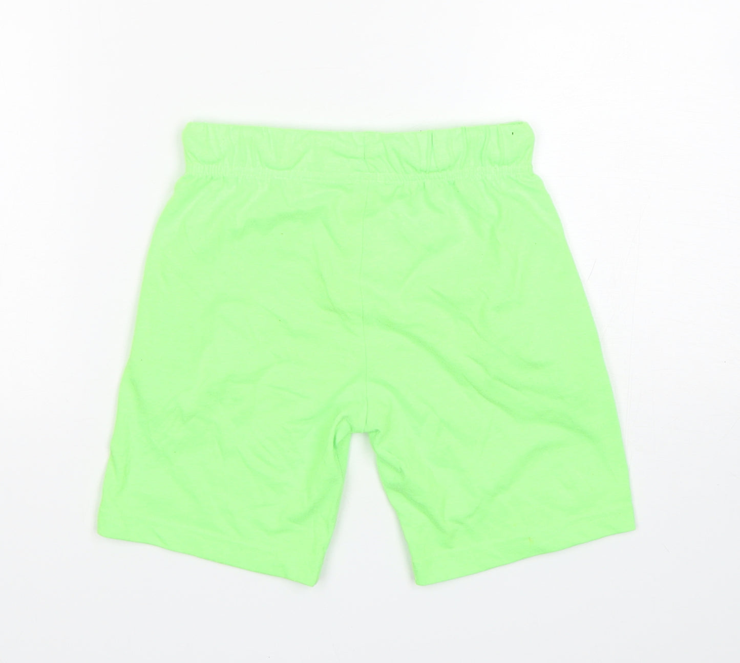 F&F Boys Green  Cotton Sweat Shorts Size 5-6 Years  Regular