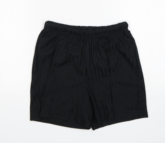 Matalan Boys Black  Polyester Sweat Shorts Size 12 Years  Regular  - School Wear