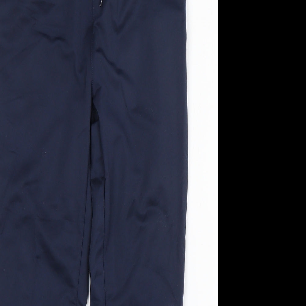 Converse Boys Blue Geometric Polyester Jogger Trousers Size M  Regular Drawstring