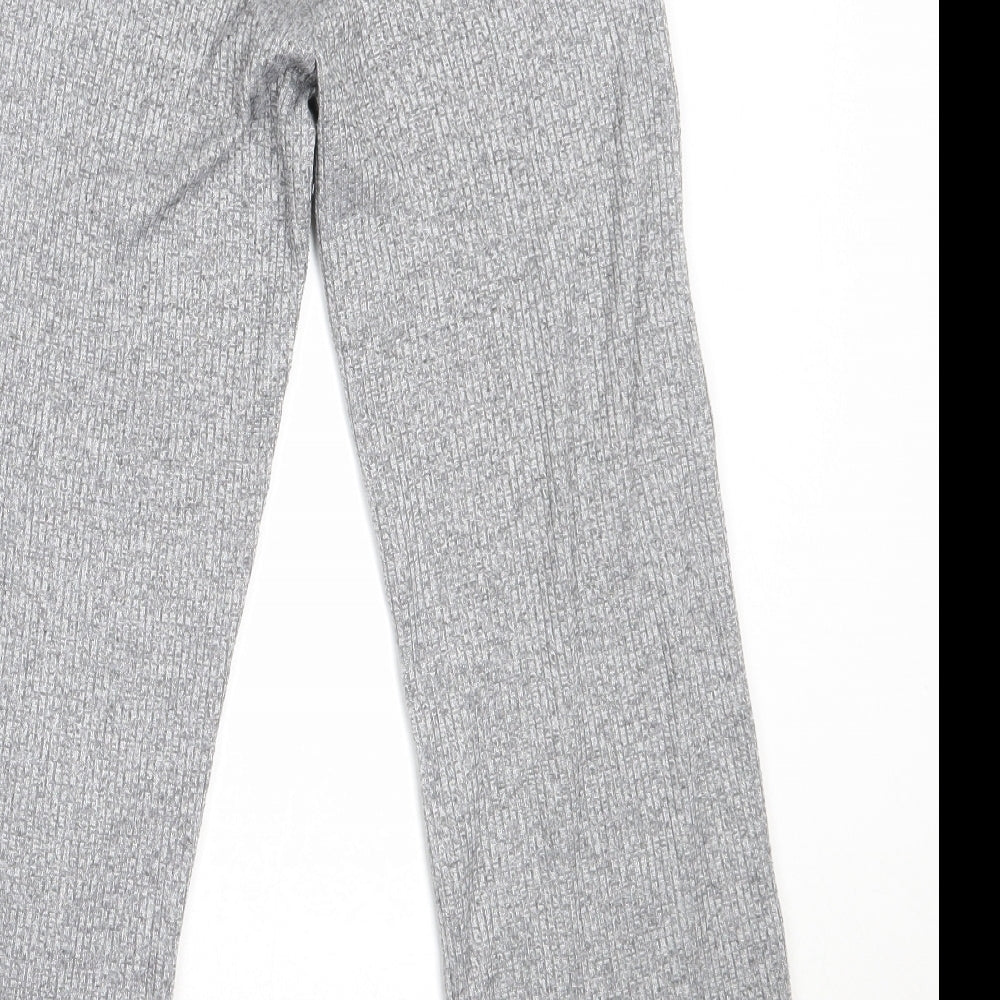 Miss Evie Girls Grey  Polyester Sweatpants Trousers Size 8-9 Years  Regular