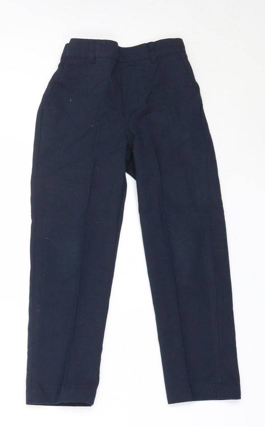 Very Boys Blue  Polyester Dress Pants Trousers Size 5-6 Years  Regular  - school