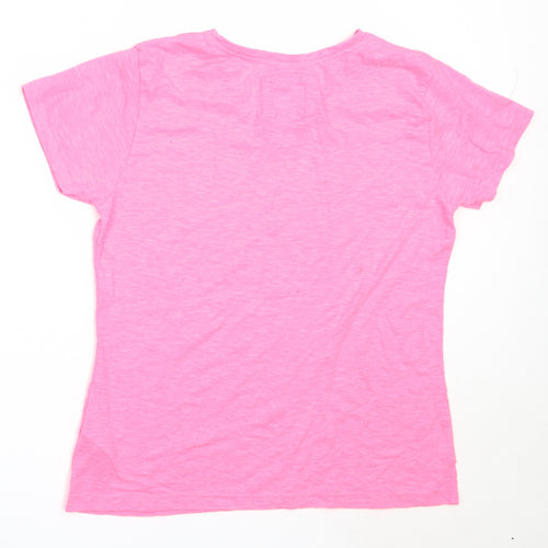 Primark Womens Pink Solid Polyester Top Pyjama Top Size M