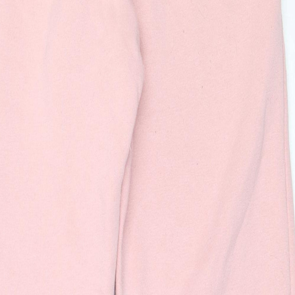 Matalan Girls Pink  Polyester Jogger Trousers Size 12 Years  Regular