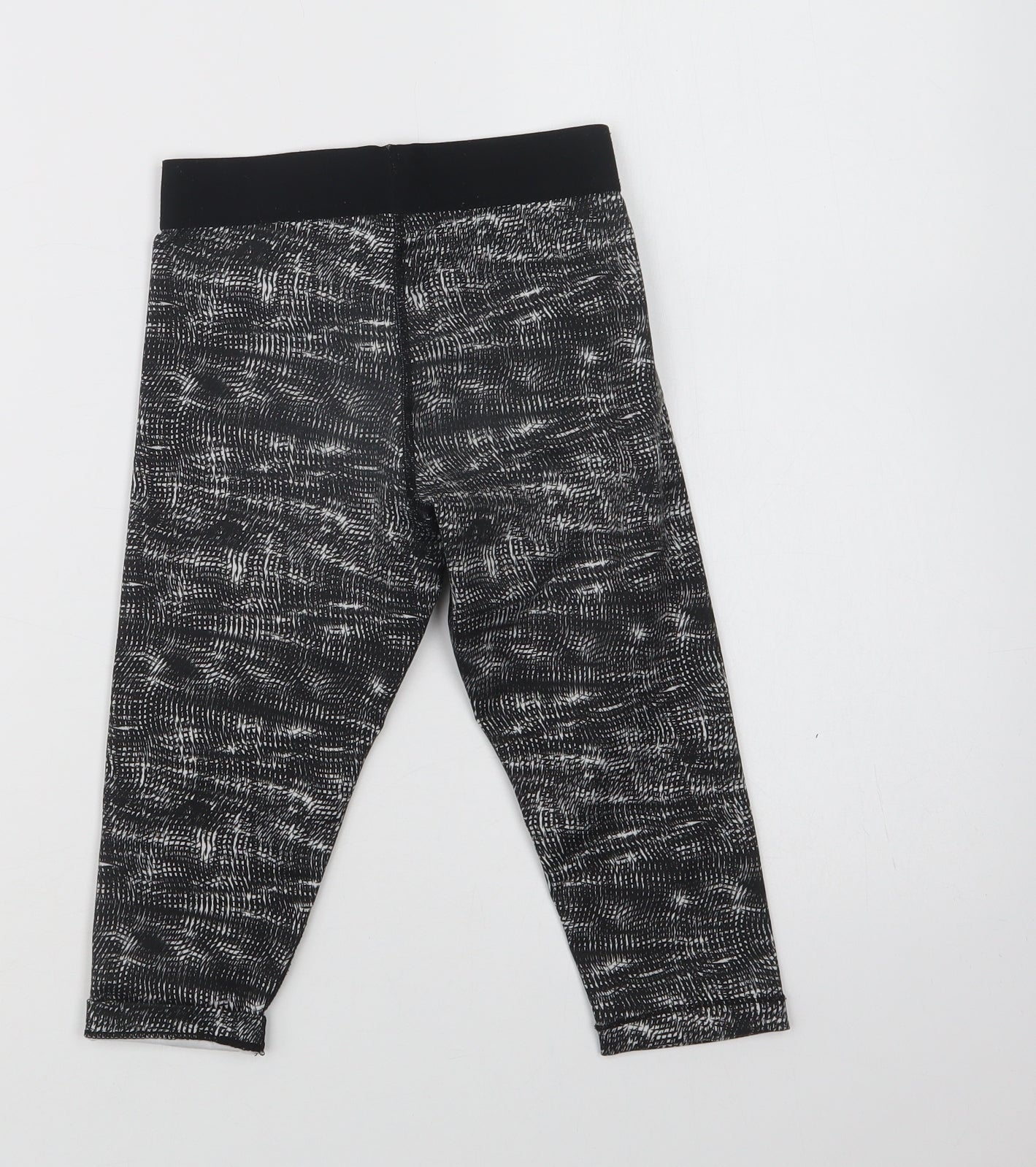 USA Pro Girls Grey Geometric Polyester Jegging Trousers Size 5-6 Years  Regular