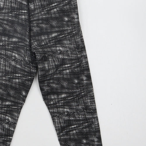 USA Pro Girls Grey Geometric Polyester Jegging Trousers Size 5-6 Years  Regular