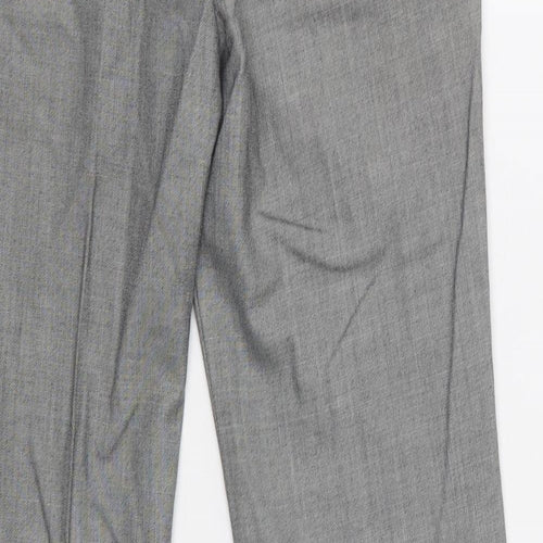 NEXT Boys Grey  Polyester Dress Pants Trousers Size 10 Years  Regular Button