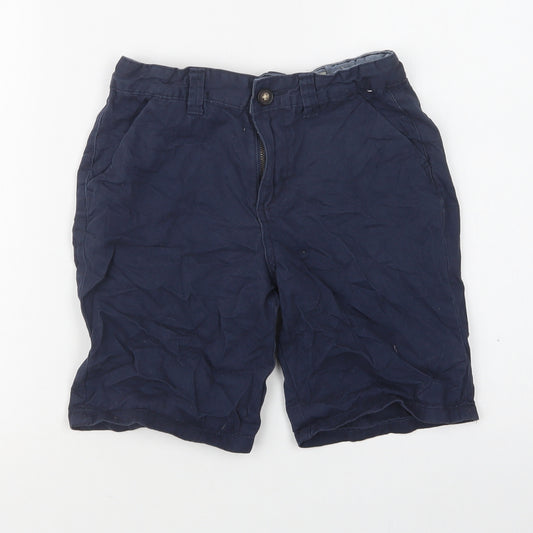 Primark Boys Blue  Cotton Chino Shorts Size 10-11 Years  Regular