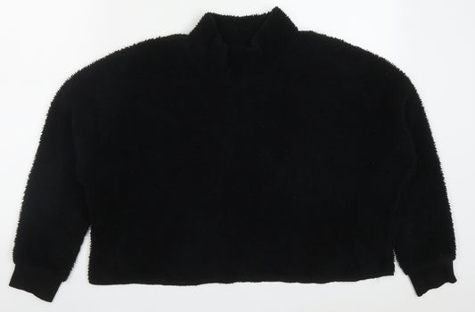 Primark Womens Black Solid Polyester Top Pyjama Top Size 12