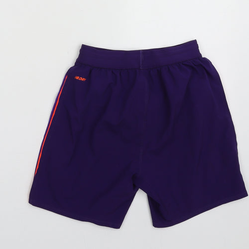 New Balance Boys Purple  Polyester Sweat Shorts Size 9 Years  Regular Tie - Liverpool FC