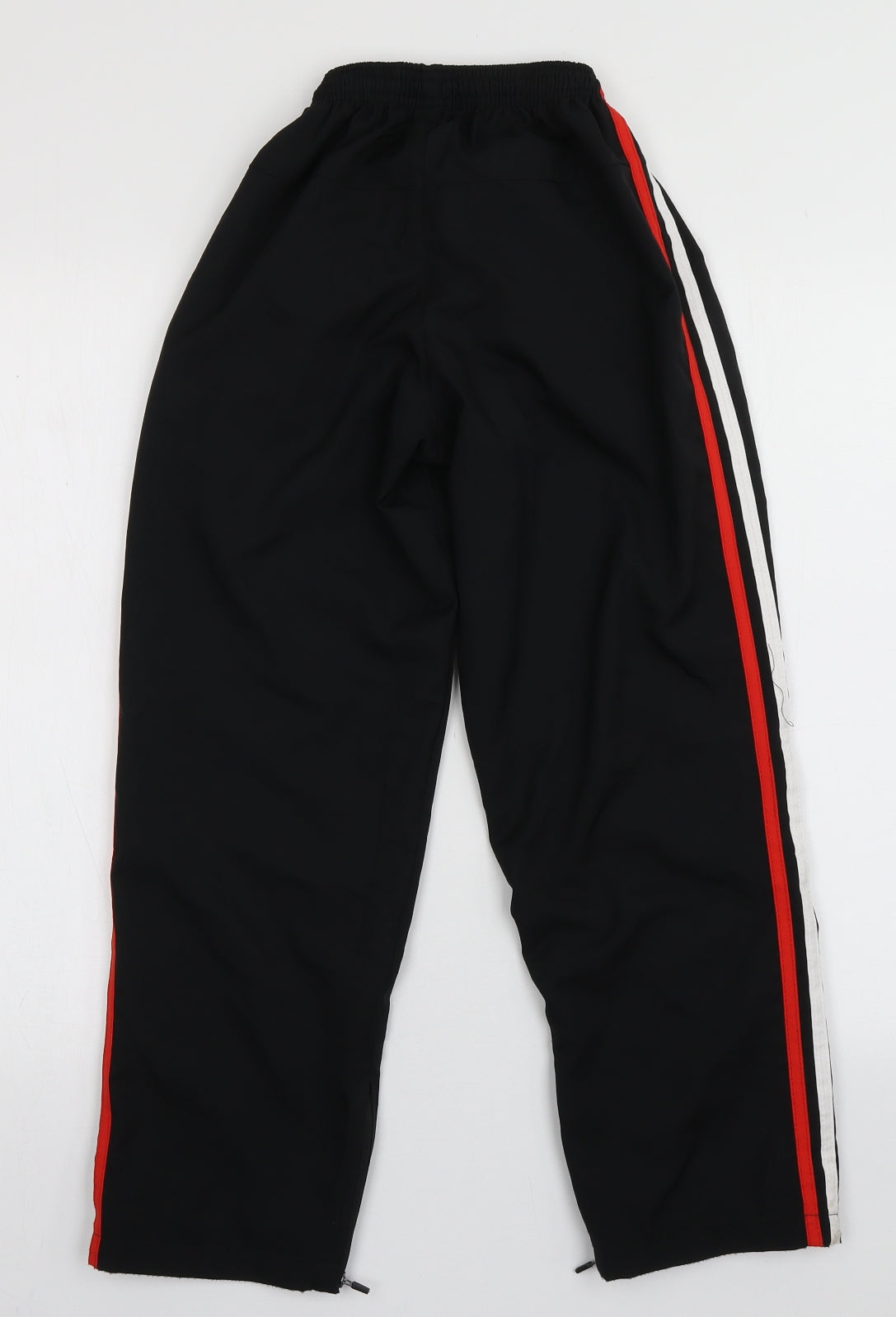 ONeills Boys Black Striped Polyester Jogger Trousers Size 9-10 Years  Regular Tie - Middlewich Town FC