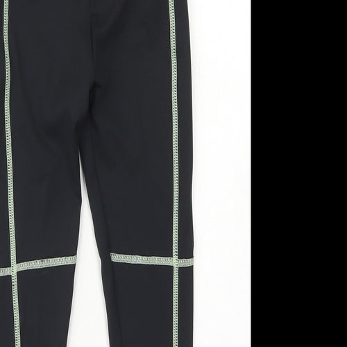 Dunnes Stores Girls Black  Polyester Jogger Trousers Size 5-6 Years  Regular  - Activewear leggings