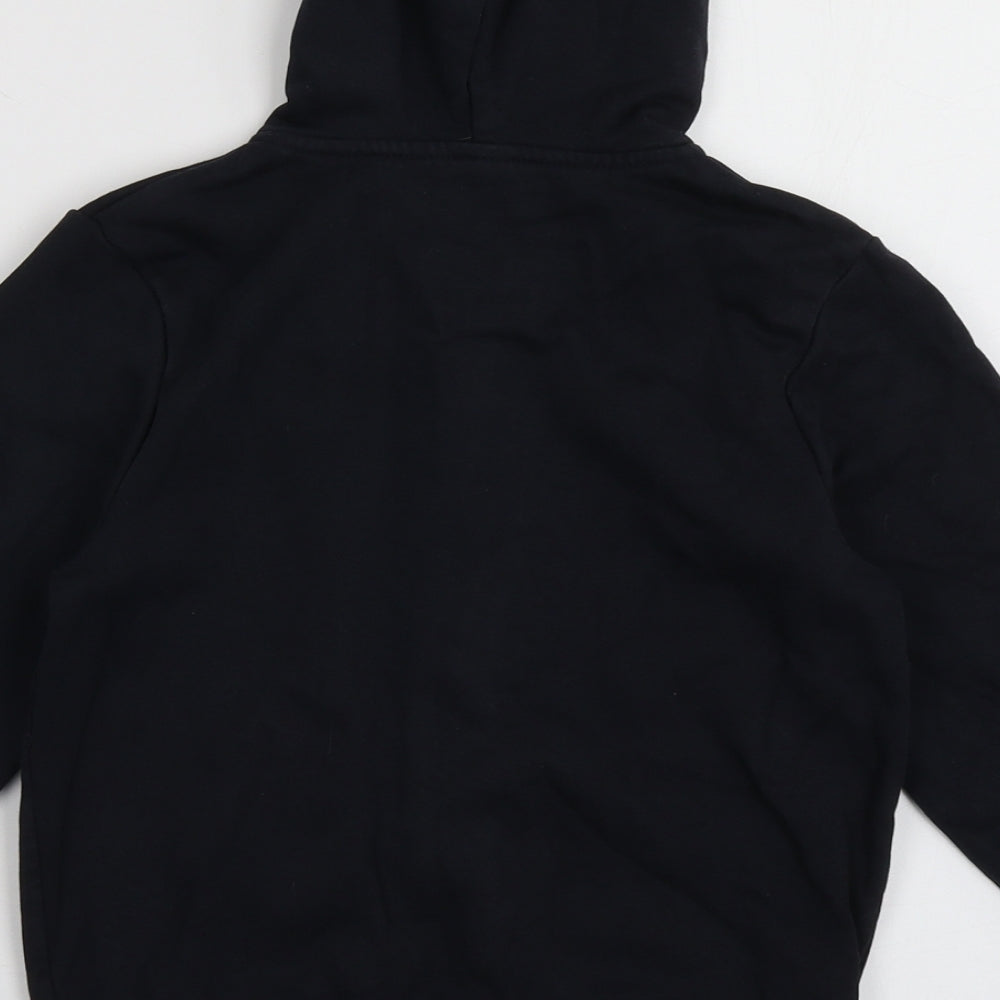 sainsburys Boys Black  Coir Full Zip Hoodie Size 6 Years  Zip - school wear
