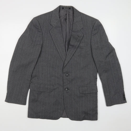 M&S Mens Grey   Jacket Blazer Size M  Button