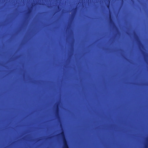 George Boys Blue  Polyester Bermuda Shorts Size 9-10 Years  Regular Drawstring - Swim Shorts