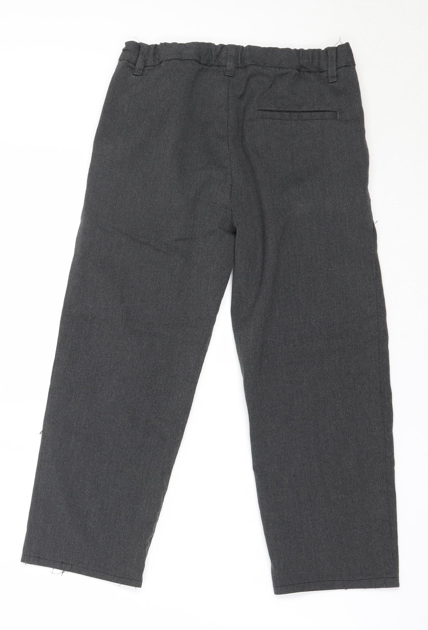 Dunnes Stores Boys Grey  Polyester Dress Pants Trousers Size 9-10 Years  Regular  - school