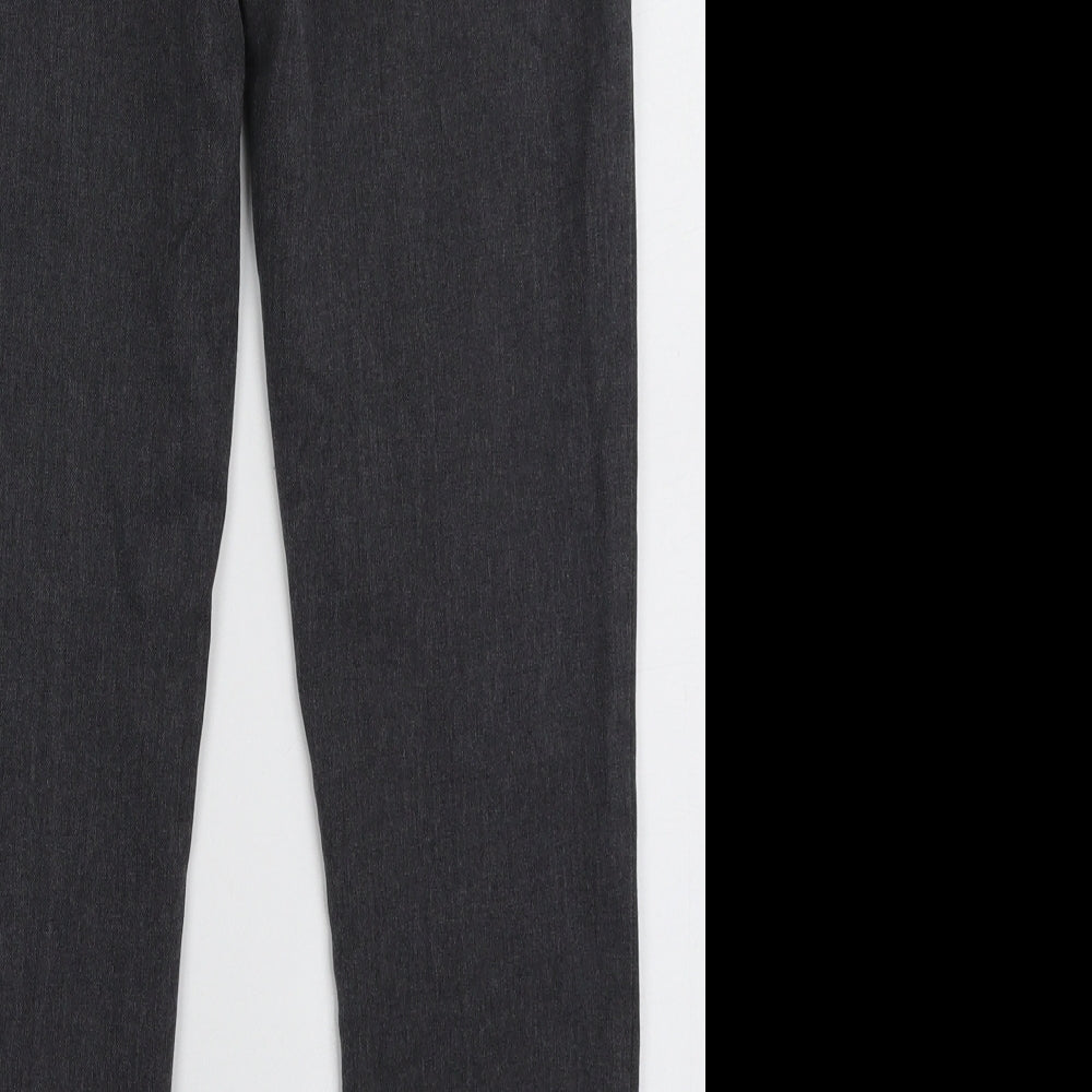 George Boys Grey  Polyester Capri Trousers Size 10-11 Years  Regular Hook & Eye - school wear