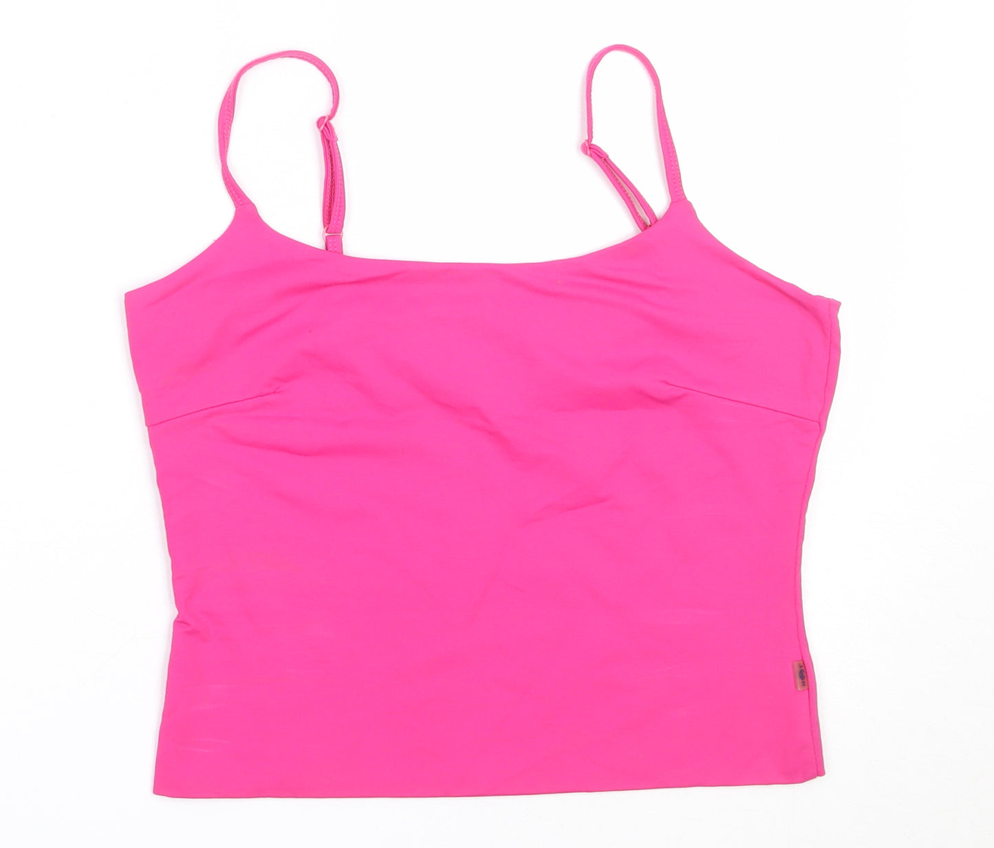 Henri Lloyd Womens Pink  Cotton Camisole Tank Size M Round Neck
