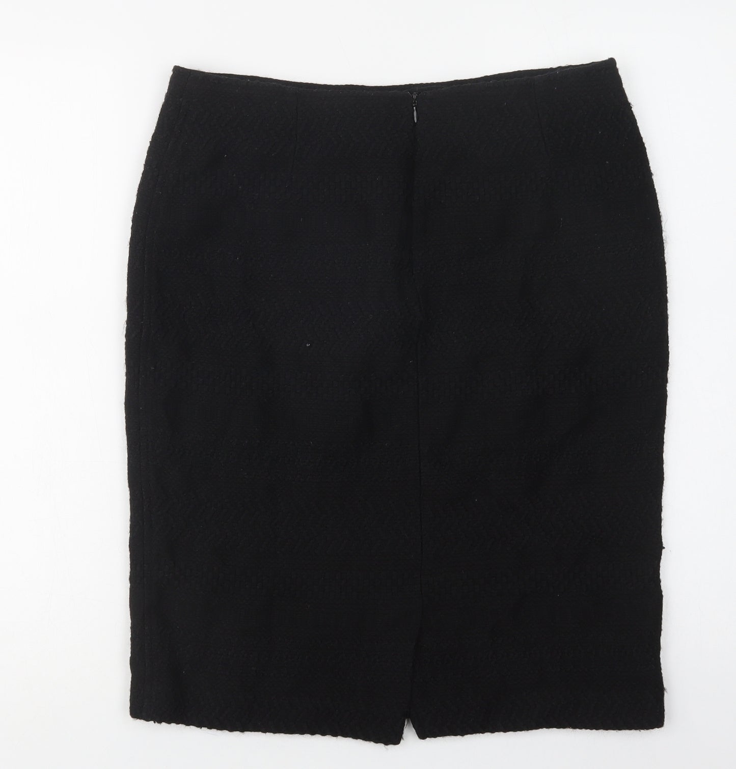 ELLE Womens Black   Straight & Pencil Skirt Size 14   Zip