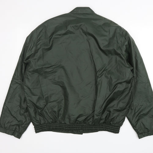St Michael Mens Green   Bomber Jacket Jacket Size L