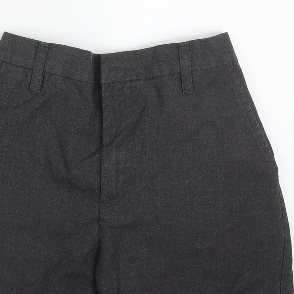 TU Boys Grey  Polyester Bermuda Shorts Size 9 Years  Regular Hook & Eye