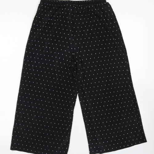 Primark Girls Black Polka Dot Polyester Culotte Shorts Size 12-13 Years  Regular