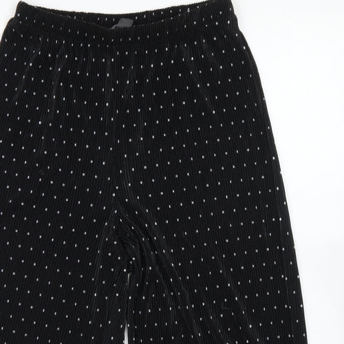 Primark Girls Black Polka Dot Polyester Culotte Shorts Size 12-13 Years  Regular