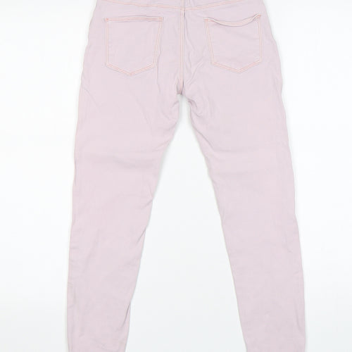 Denim co Girls Pink  Cotton Skinny Jeans Size 9 Years  Regular