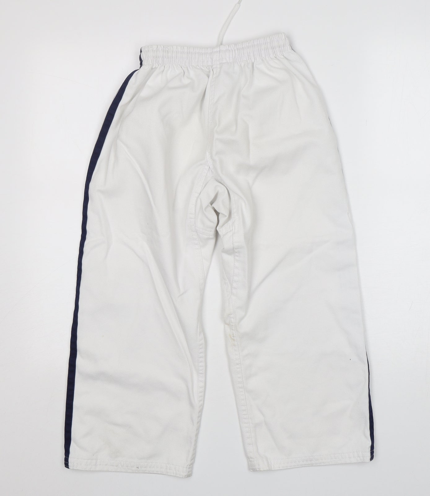 WJFF Boys White  Polyester Jogger Trousers Size 10 Years  Regular  - Jiu Jitsu trousers