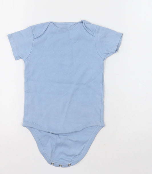 NEXT Boys Blue  Cotton Babygrow One-Piece Size 18-24 Months  Button