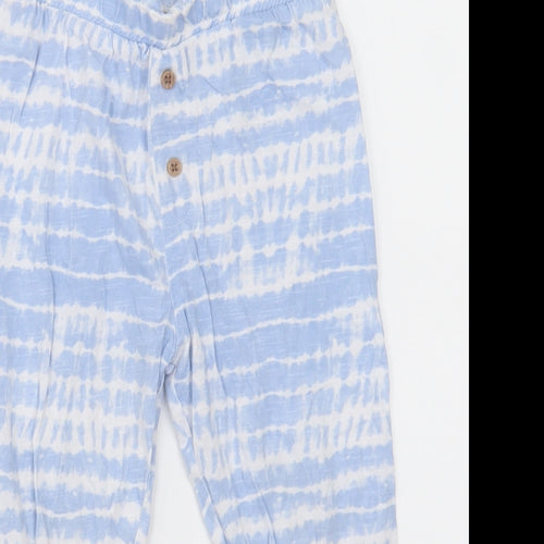 Dunnes Stores Girls Blue Ombré Cotton Capri Trousers Size 2-3 Years  Regular