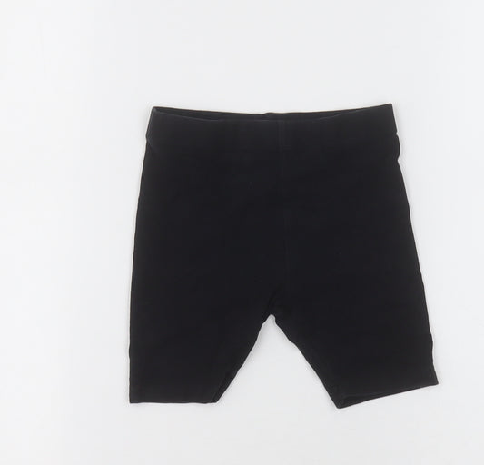 NEXT Girls Black  Cotton Bermuda Shorts Size 5 Years  Regular