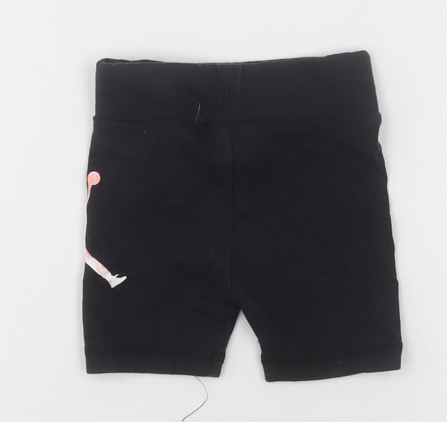 Nike Jordan Girls Black  Cotton Shorts Outfit/Set Size 24 Months