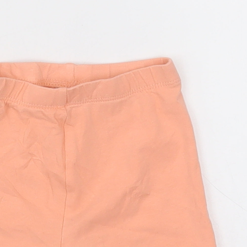 Matalan Girls Pink  Cotton Shorts Outfit/Set Size 12-18 Months