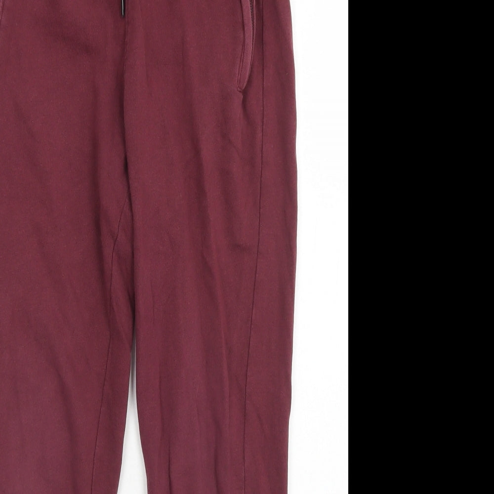 Lily & Dan Boys Purple  Cotton Jogger Trousers Size 9-10 Years  Regular Drawstring