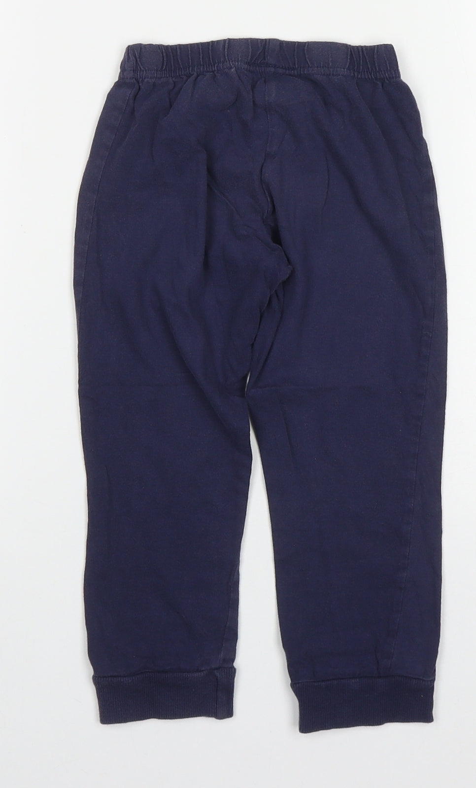 Tesco Boys Blue  Cotton Sweatpants Trousers Size 4-5 Years  Regular  - Pyjama Pants