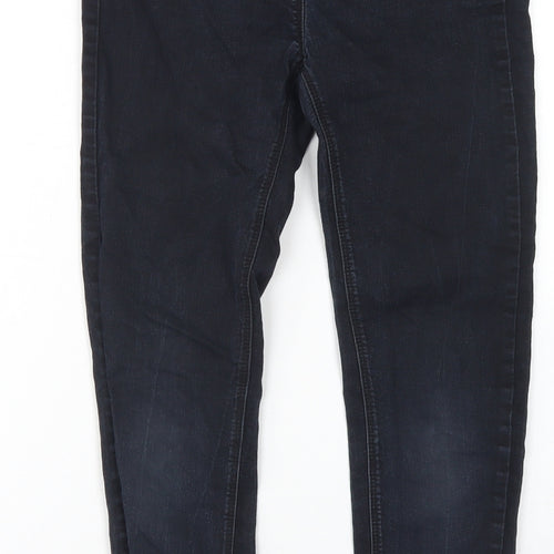George Girls Black  Cotton Jegging Jeans Size 11-12 Years  Regular