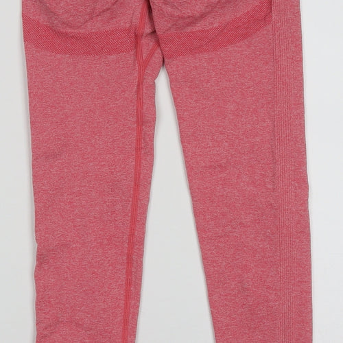 Preworn Womens Pink  Polyamide Sweatpants Leggings Size S L26 in Regular Pullover