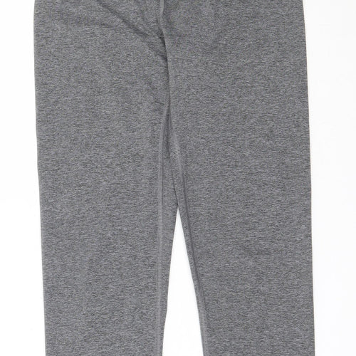 Champion Womens Grey  Polyester Cropped Leggings Size S L20 in Regular