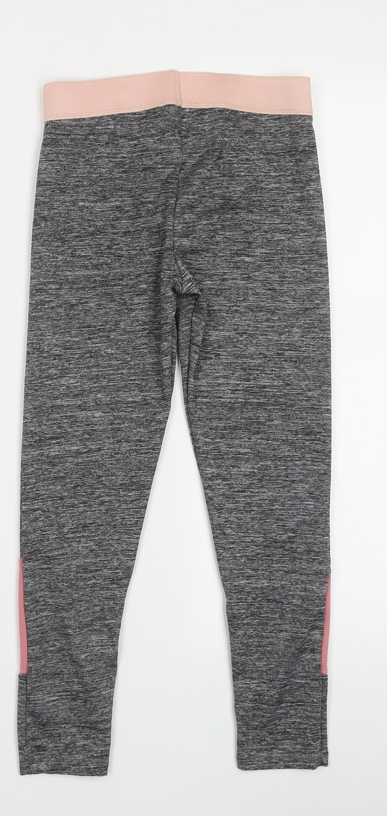 pep&co Girls Grey  Polyester Capri Trousers Size 7-8 Years  Regular Pullover - Forever