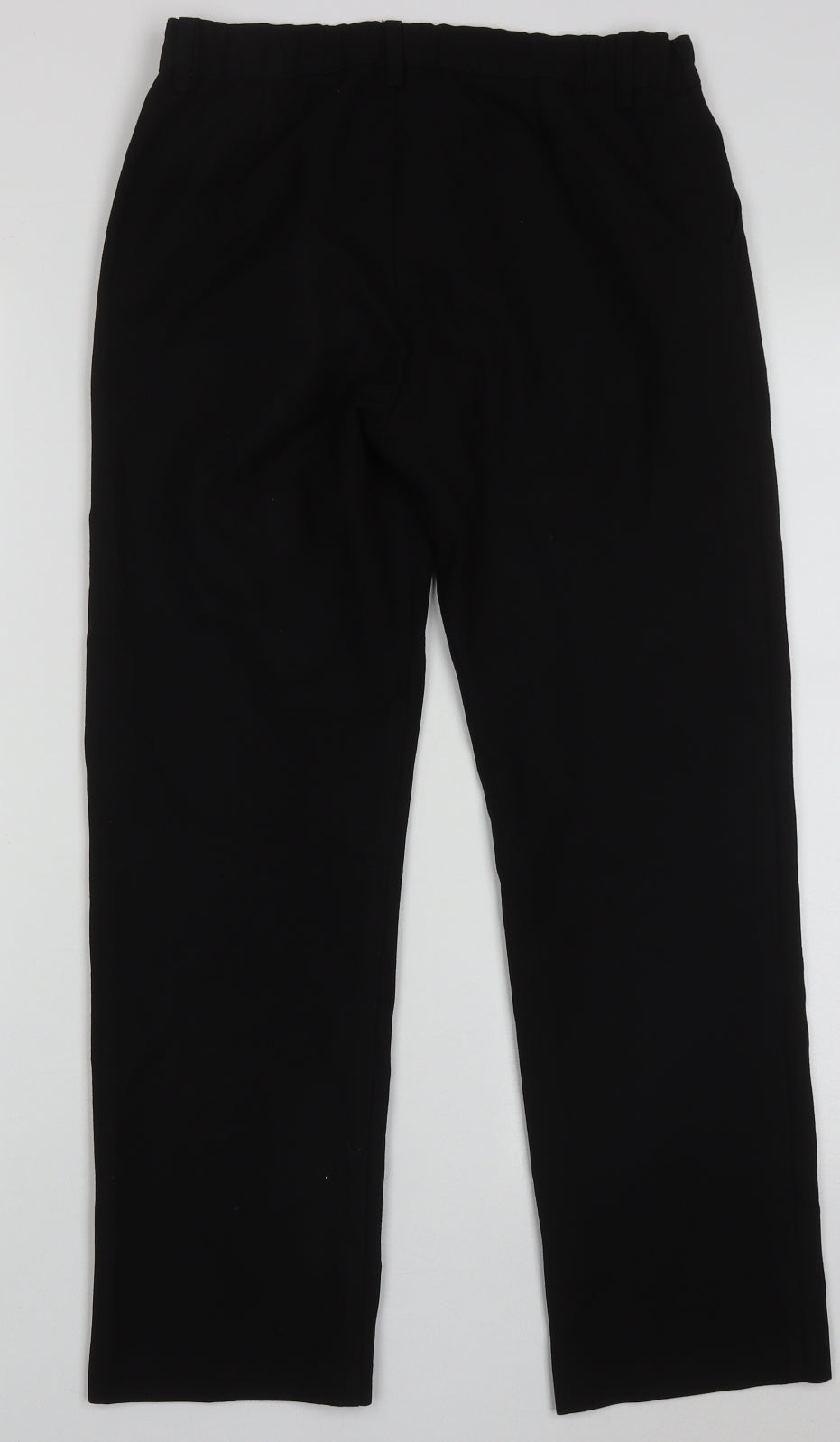 F&F Boys Black  Polyester Capri Trousers Size 11-12 Years  Regular Hook & Eye - school Wear